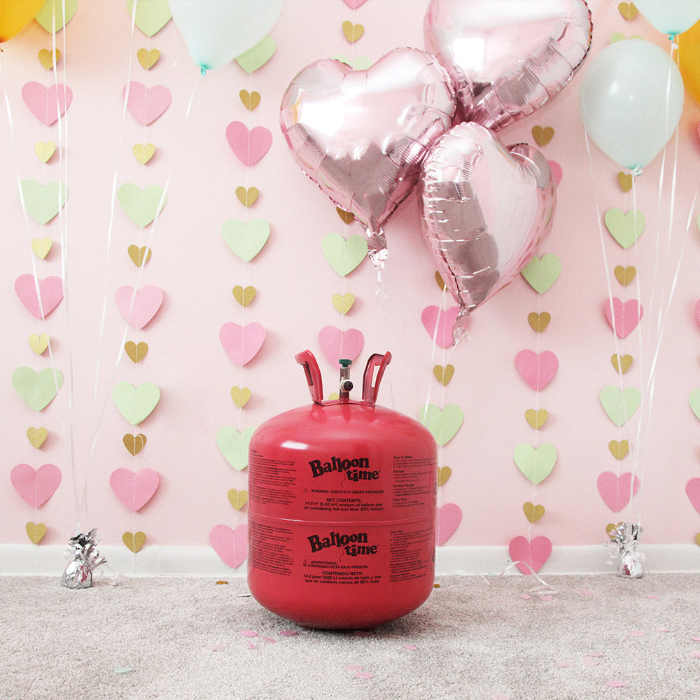 Heart-shaped balloons